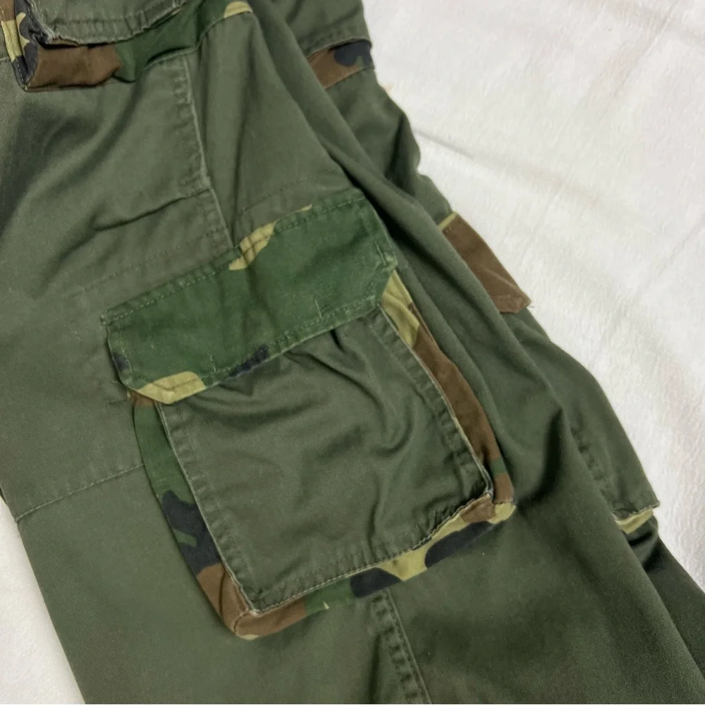 ROTHCO VINTAGE PARATROOPER CARGO PANTS Olive Drab/Woodland Camo (2146) Size XXL - Picture 9 of 9